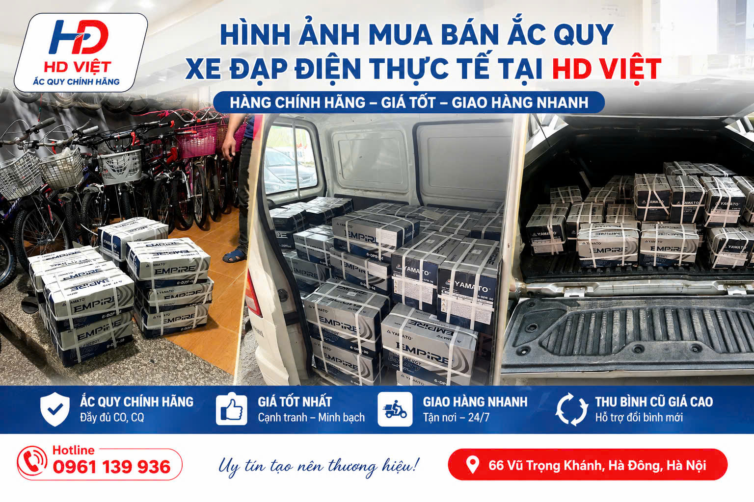Hình ảnh mua bán ắc quy thực tế của chúng tôi