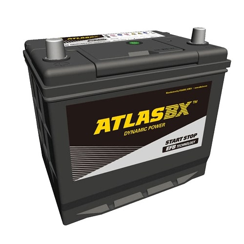 ắc quy atlasbx Q85 12V65Ah cho xe Mazda i-stop