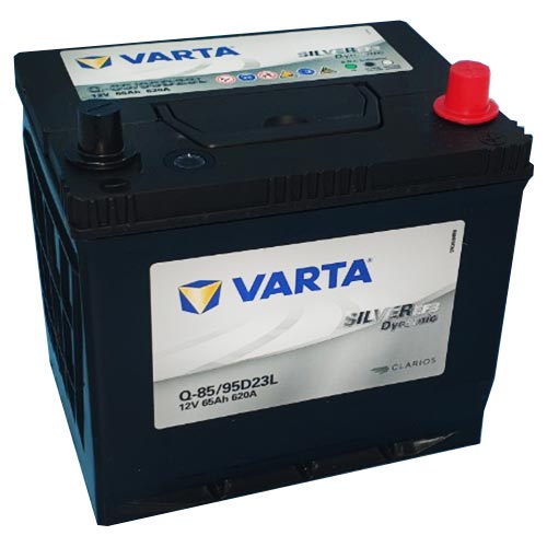 ắc quy Varta Q85 95D23L 12V-65Ah cho xe Mazda i-stop